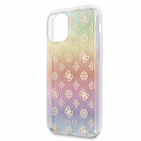 Guess GUHCN58PEOML iPhone 11 Pro multicolor cietais maciņš Iridescent 4G Peony