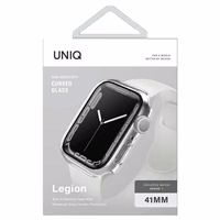 Uniq viedtālruņa apvalks Legion Apple Watch Series 7/8/9 41mm caurspīdīgs