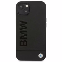 BMW BMHCP14MSLLBK iPhone 14 Plus 6.7 - melns ādas uzspiedums