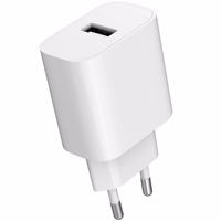 Gembird TA-UC-1A12-01 Universal USB charger, 2.4 A, balts