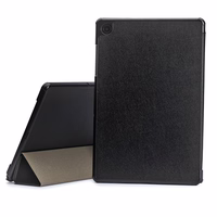 Korpuss Reach Smart Leather Samsung X200/X205 Tab A8 10.5 2021 melns