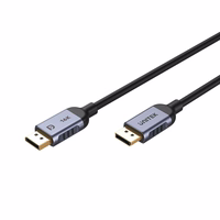 UNITEK C1628GY01-5M DisplayPort cable melns, pelēks