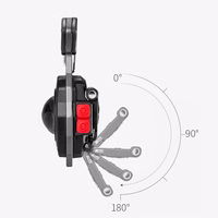 Mini lukturītis LED atslēgu piekariņš W5147 Type C ar 2 skrūvgrieža uzgaļiem zils