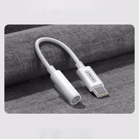 Joyroom SH-C1 austiņu adapteris mini ligzda 3.5 mm (sieviešu) / USB-C (vīriešu) - balts