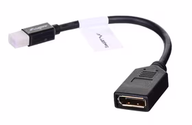 Lanberg AD-0003-BK DisplayPort cable 0.12 m Mini DisplayPort melns