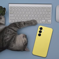 Maciņš SILICONE 2mm SAMSUNG A37 5G lemon