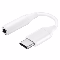 Samsung Headphone Adapteris 3.5mm Mini Jack (Female) - USB Type C (Male) balts (EE-UC10JUWEGWW)