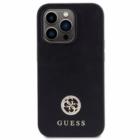 Guess GUHCP14LPS4DGPK iPhone 14 Pro 6.1" melns/melns hardcase Strass Metal Logo