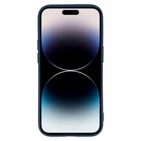 Vennus Silikona viedtālruņa apvalks Iphone 14 Pro dizains 1 tumši zils