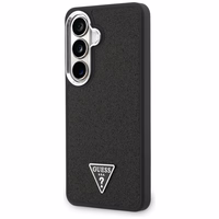 Guess maciņš Fixed Glitter Triangle MagSafe priekš Samsung Galaxy S26 Plus melns