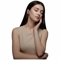 Bluetooth austiņas USAMS Echo E02 TWS ANC+ENC bezvadu melns