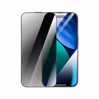 Rock Tempered stikls Privātuma Full-coverage Anti-static for Iphone 17 Pro