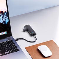 Orico PAPW4A-C3 USB-A Hub dokstacija 4x USB-A 3.0 - melna