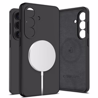 Tech-Protect Silikona MagSafe Maciņš for Samsung Galaxy S26 - melns