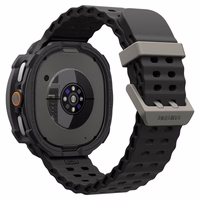 Spigen Rugged Armor pulksteņa apvalks Samsung Galaxy Watch 8 Classic 46mm - matēts melns