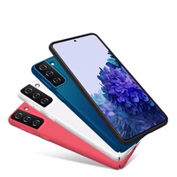 Nillkin Super Frosted Shield - maciņš Samsung Galaxy S21+ (Bright sarkans)