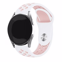 Beline Siksniņa Watch 22mm Sport Silicone balts/rozā