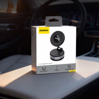 Dudao F24PRO MagSafe saderīgs Car Turētājs with Suction Cup for Windshield or Dashboard - melns