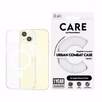 CARE by PanzerGlass Urban Combat Magnētiskais viedtālruņa apvalks iPhone 15 Plus - balts