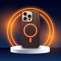 Viedtālruņa apvalks SIMPLY saderīgs ar MagSafe iPhone 15 Pro titāna melns