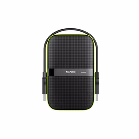 Silicon Power Armor A60 external hard drive 5000 GB melns, zaļš