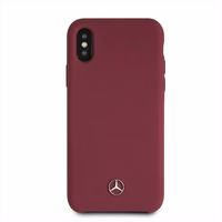 Mercedes Silicone Line viedtālruņa apvalks iPhone X/XS - sarkans