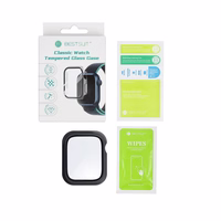 Bestsuit Viedpulksteņa apvalks ar hibrīd stiklu Apple Watch 10/11 46mm - melns (m)