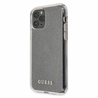 Guess GUHCN58PCGLSI iPhone 11 Pro sudrabains kietais apvalks Glitter