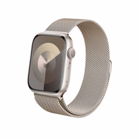 Crong Milano Steel – Stainless Steel siksniņa Apple Watch 38/40/41/42 mm (Champagne)