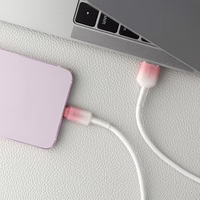 FORCELL F-ENERGY C352 kabelis USB A uz Type C QC4.0 3A 66W Gradients 1 m balts