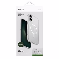 Uniq Clario viedtālruņa apvalks iPhone 16 Plus 6.7" Magclick uzlāde caurspīdīgs