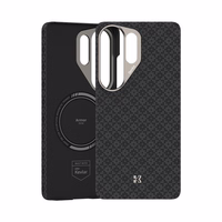 Benks Magnetic Armor Air Armor Grid Kevlar Maciņš Metal Frame 600D (E050) for Samsung Galaxy S26 Ultra melns