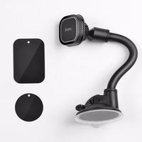 HOCO magnētiskais automašīnas turētājs vējstiklam / centrālajai konsolei CA55 melns