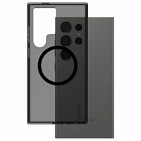 CARE by PanzerGlass Flagship QI viedtālruņa apvalks Samsung Galaxy S24 Ultra - melns