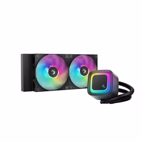 DeepCool LE240 V2 Processor All-in-one liquid cooler 12 cm melns