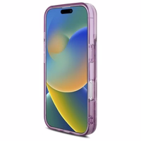 Hello Kitty Liquid Glitter 50. gadadienas ballītes viedtālruņa apvalks iPhone 16 - violets