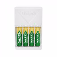 VARTA KONTAKTROZETES LĀDĒTĀJS 57657 + 4 x uzlādējama baterija R6 (AA) 2100mAh