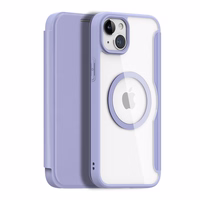 Dux Ducis Skin X Pro Magnētiskais Atveramais MagSafe apvalks iPhone 15 Plus - violets