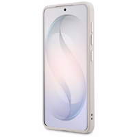 Guess maciņš 4G Embossed Ring MagSafe for Samsung Galaxy S26 rozā