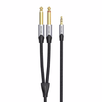 Audio kabelis mini ligzda 3.5mm uz 2x ligzda 6.35mm spraudnis Vention BARHK 8m