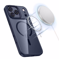 Tech-Protect MagMat MagSafe maciņš iPhone 17 Pro Max caurspīdīgs tumši zils