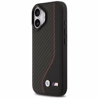 BMW M Carbon Line & Logo MagSafe viedtālruņa apvalks iPhone 17 - sarkans