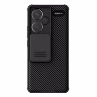 Nillkin CamShield Pro viedtālruņa apvalks Xiaomi Redmi Note 13 Pro+ 5G - melna