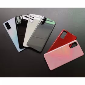 Aizmugurējais vāciņš Saderīgs ar Samsung G985 S20 Plus / Cloud Balts / (ar camera lens) OEM