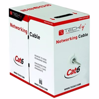 Techly U/UTP Hank Cable Cat.6 CCA 305m Solid pelēks