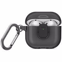 Uniq Glase Pro apvalks AirPods 4 - melns