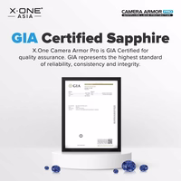 X-ONE Sapphire Camera Armor - Samsung Galaxy S25 kameras aizsargs - sudraba