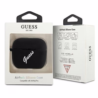 AirPods Pro vāciņš Guess GUACAPLSVSBW melns/balts Silikons Vintage