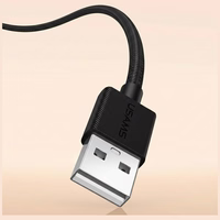 Kabelis USAMS U92 18W USB-C uz USB-A 1.2m melns