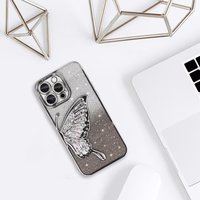 Tel Protect Butterfly ūdensizturīgs viedtālruņa apvalks iPhone 16 Pro - sudrabains